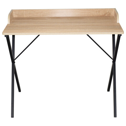 стол на металлокаркасе brabix "loft cd-008", 900х500х780 мм, цвет дуб натуральный, 641865