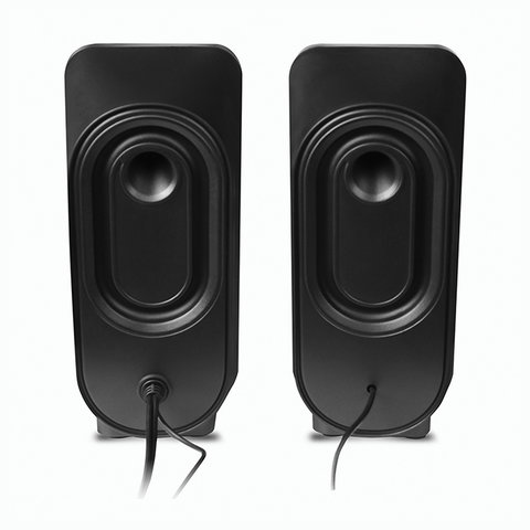 колонки компьютерные sven 325, 2.0, 2х3 вт, пластик, черные, sv-014643