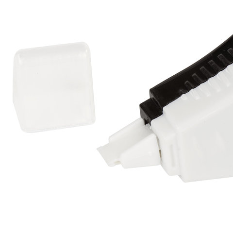 корректирующая лента brauberg black&white, 5 мм х 8 м, корпус белый, механизм перемотки, блистер, 22