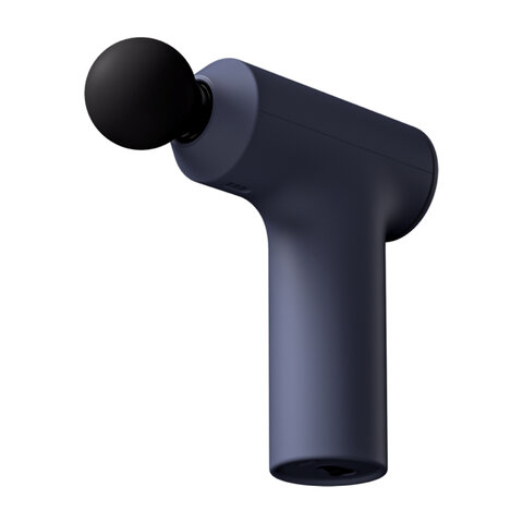 массажный пистолет xiaomi massage gun mini, перкуссионный, 3 режима, 3 насадки, до 2500 об/мин, сини