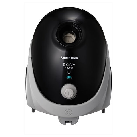 пылесос samsung vcc5241s3k/xev, с пылесборником, потребляемая мощность 1800 вт, черный