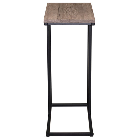 стол журнальный на металлокаркасе brabix "loft ct-002", 450х250х630 мм, цвет морёный дуб, 641861