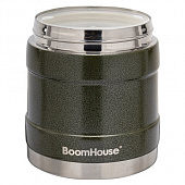 Термос 1 л для еды/напитков с широким горлом, BOOMHOUSE (БУМХАУС) RIBBED, контейнер, нержавеющая ста