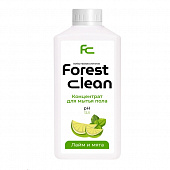 Концентрат для мытья пола 1 Л "Лайм и мята" Forest Clean