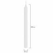 Свечи хозяйственные Maxi Life, до 8 часов, КОМПЛЕКТ 4 шт., H=265 мм, D=21 мм, флоу-пак, LAIMA, 60920