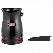 Турка электрическая CENTEK CT-1098, 0,5 л, 480 Вт, механическое управление, стальная, черная, CT-109