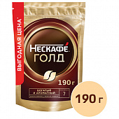 Кофе молотый в растворимом NESCAFE "Gold" 190 г, сублимированный, 12403031