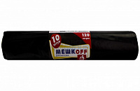Мешки для мусора 120лит 10шт (Мешкоff) ПВД 30 мкм 65см х 105см (25уп) прочные
