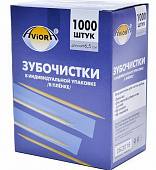Зубочистки в индивид. упаковке (1000шт) АВИОРА ПЭ в карт. кор. (30уп)