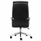 Кресло BRABIX PREMIUM "Solo EX-730", алюминий, хром, экокожа, черное, 532936