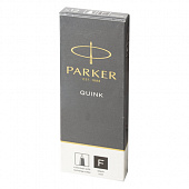 Стержень для ручки-роллера PARKER "Quink RB", металлический 116 мм, линия письма 0,5 мм, черный, 195