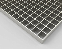 Прессованный решетчатый настил Р 33х33/30х2 Zn  1000/1000 мм