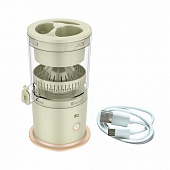 Соковыжималка для цитрусовых аккумуляторная BQ (БИ-КЬЮ) J3000, 45 Вт, стакан 0,2 л, пластик, зеленая