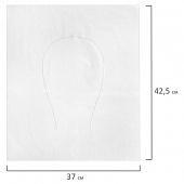 Покрытия на унитаз UNIVERSAL, 1/4 сложения, LAIMA, 14 г/м2, КОМПЛЕКТ 100 шт., 37х42,5 см, 116731