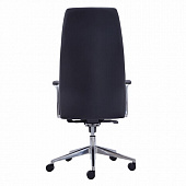Кресло BRABIX PREMIUM "Adept EX-752", синхромеханизм, алюминий, экокожа, черное, 532930