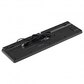 Клавиатура проводная игровая DEFENDER OZOTH GK-106, USB, 104 клавиши, с подсветкой, черная, 45106