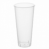 Стакан одноразовый пластиковый, прозрачный, сверхплотный, 650 мл, "Bubble Cup", ВЗЛП, 1022ГП