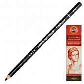 Карандаш угольный KOH-I-NOOR, 1 шт., "Gioconda", корпус черный, средняя твердость, 3,8 мм, 881000200