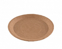 Тарелка картон D=180 ECO PLATE (КРАФТ/КРАФТ) (100/1400шт*кор)