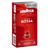 Кофе в капсулах LAVAZZA "Qualita Rossa" для кофемашин Nespresso, 10 порций