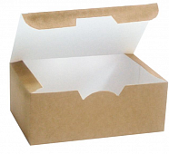 Коробка на вынос ECO FAST FOOD BOX S 350 мл 115*75*45мм 25/600шт