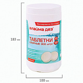 Средство дезинфицирующее Таблетки хлорные 300 штук, 1 кг, банка, ЛАЙМАДЕЗ, 607913