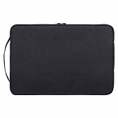 Чехол для ноутбука HEIKKI OPTION 13-14'' (ХЕЙКИ), с ручкой и карманом, черный, 35,5х24х2,5 см, 27259