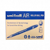 Ручка-роллер Uni-Ball "AIR Micro", СИНЯЯ, корпус голубой, узел 0,5 мм, линия 0,24 мм, 15951, UBA-188