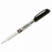 Маркер для ткани ЧЕРНЫЙ CENTROPEN "Textile Liner", игольчатый наконечник, 0,6-0,8 мм, 2639, 5 2639 0