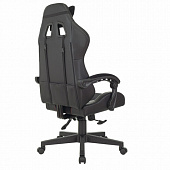 Кресло компьютерное BRABIX "Striker GM-121", синхромеханизм, 2 подушки, экокожа/велюр, черное, 53296