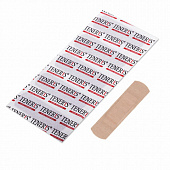 Набор пластырей 20 шт. TENERIS ELASTIC, эластичный, на тканевой основе, бактерицидный с ионами сереб