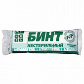 Бинт марлевый нестерильный 10 см х 5 м, плотность 28 (±2) г/м2, индивидуальная упаковка, NF