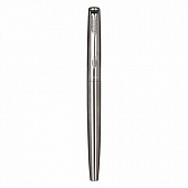 Набор PARKER "Jotter Stainless Steel GT": шариковая ручка синяя и перьевая ручка синяя, 2093258