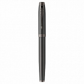 Ручка-роллер PARKER "IM Professionals Monochrome Titanium", черный лак, нержавеющая сталь, черная, 2
