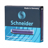 Картриджи чернильные SCHNEIDER (Германия), комплект 6 шт., картонная коробка, кобальтовые синие, 660