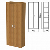 Шкаф закрытый "Арго", 770х370х2000 мм, орех (КОМПЛЕКТ)