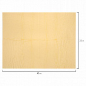 Салфетка синтетическая PVA-замша 43x32 см, в тубе, желтая, для авто, дома и офиса, ГРАНДМАСТЕР, 6099