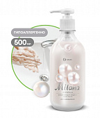 Жидкое крем-мыло для рук "Milana" жемчужное с дозатором, 0,5 л., Grass